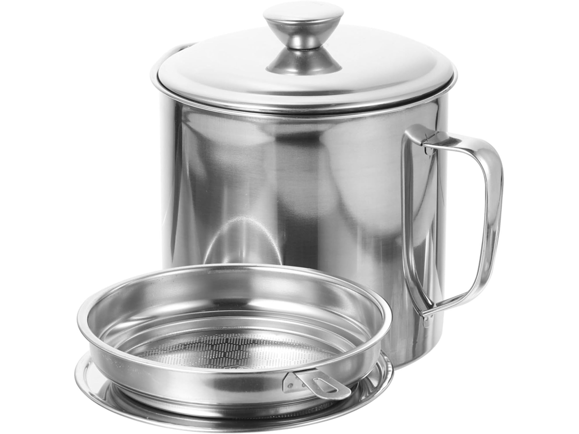 Recipiente Para Aceite Doméstico Con Tapa, Olla De Almacenamiento Para Cocina