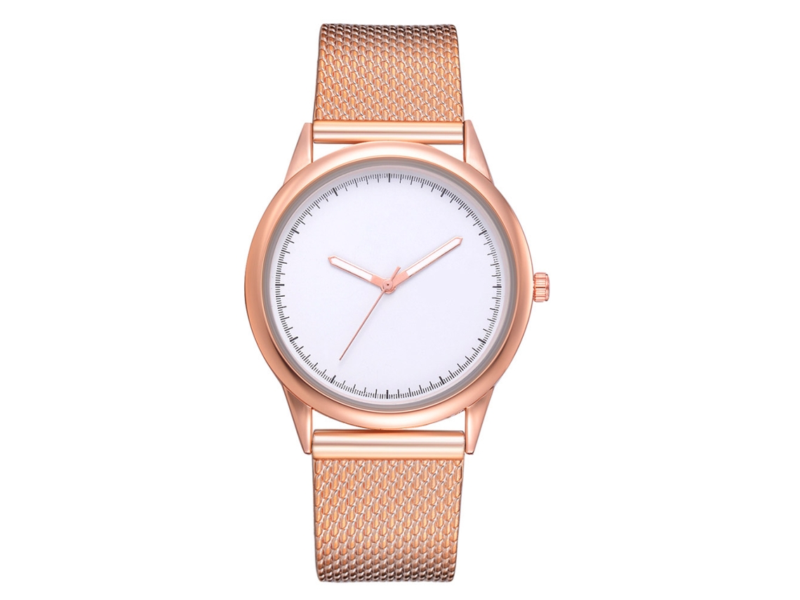Relógio De Pulso Feminino Vansvar Estrela Simples Pulseira Pu Quartzo Verde