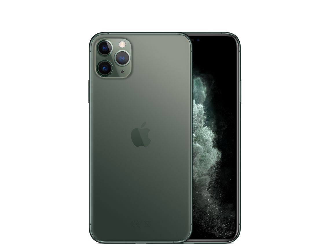 iPhone 11 Pro Max APPLE (Reacondicionado Como Nuevo - 64 GB - Verde)