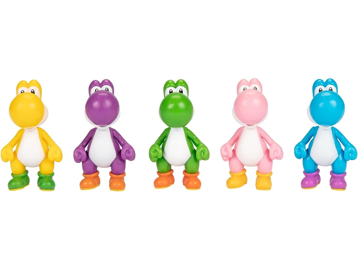 Conjunto de 5 Figuras Yoshi Super Mario Bros 6 Cm (6 años)