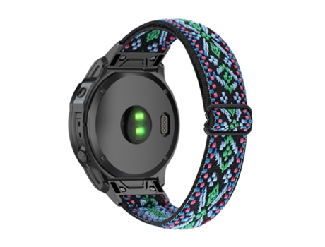 Correa de nailon elástico con herramienta para Garmin Fenix 7X/Fenix 3/Descent MK1 - pista