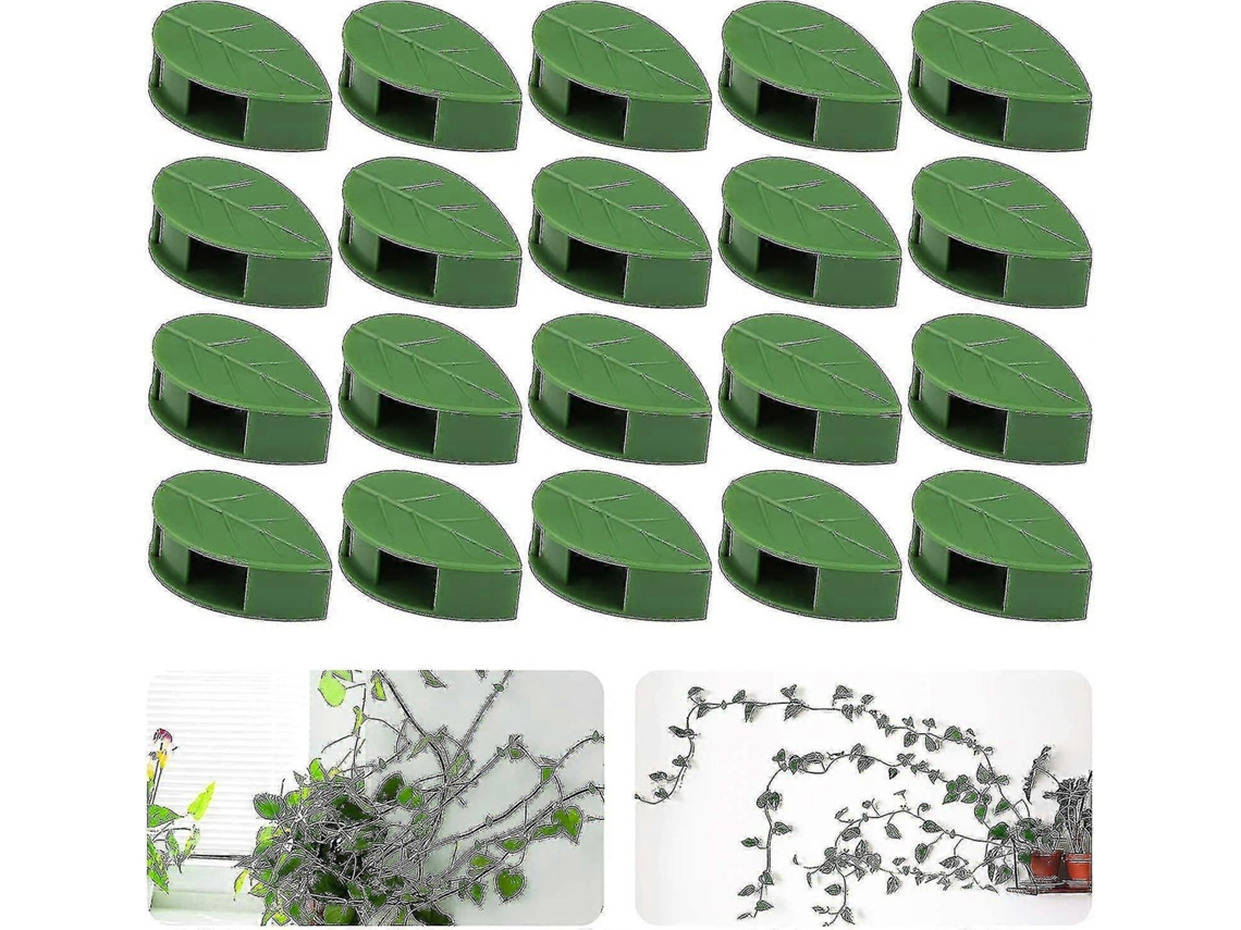 50 Clip De Fixture Para Plantas Trepadoras, Clip Invisible Autoadhesivo Para Colgar Vides Y Fixar Cables 100 Unidades