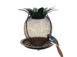 Comedero Solar Para Pájaros, Comederos Ligeros Para Pájaros Salvajes, Bandeja De Malla Metálica, Decoración Colgante