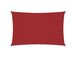 Maison Exclusive - Toldo De Vela Rectangular Tela Oxford Rojo 4x7 M
