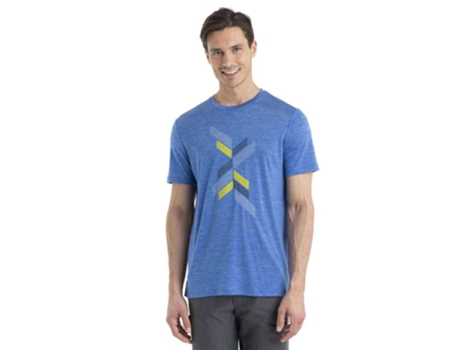 Camiseta de Hombre ICEBREAKER Cool Lite Sphere Ii Azul (M)