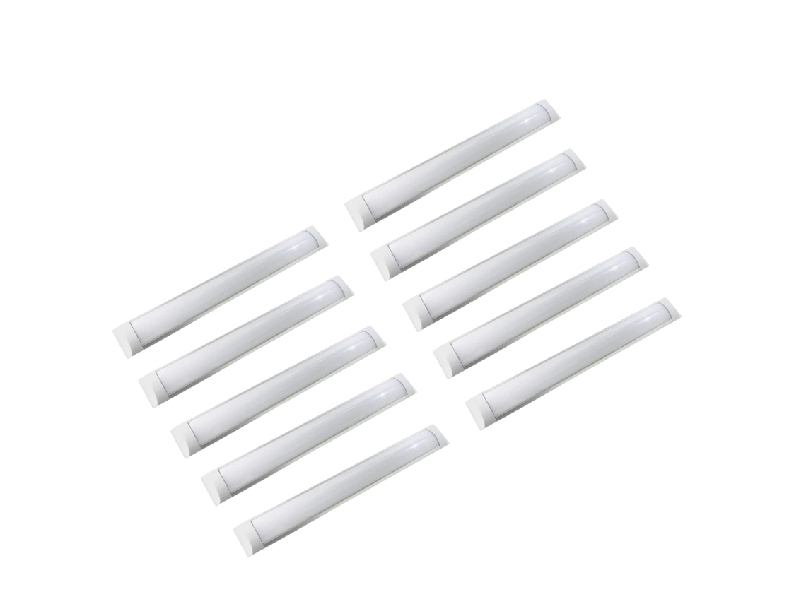 Set 10 Cintas LED JANDEI Slim (36W - Blanco Frío - 6000K)