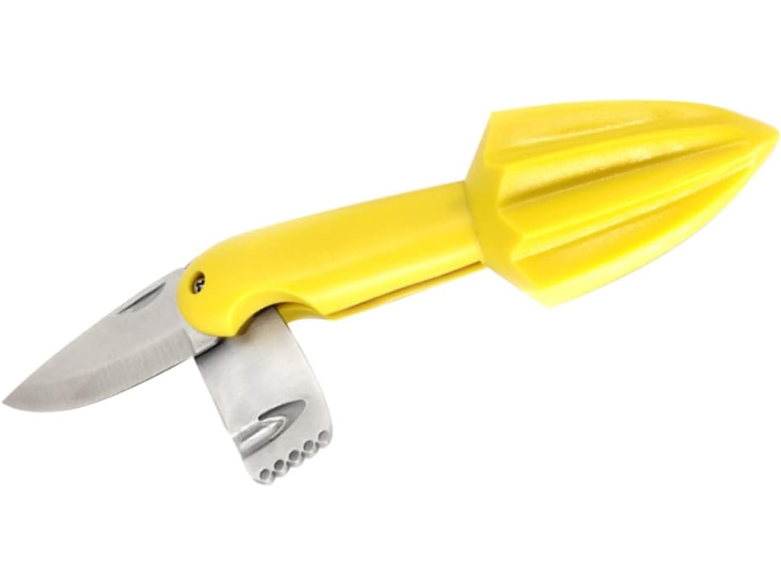 Exprimidor manual de zumos y limas con ranuras profundas. Vayotoy
