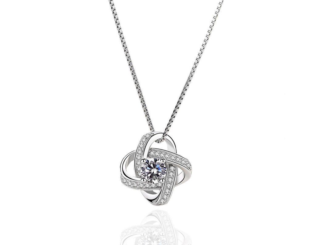 Collares De Mujer Con Colgante De Diamante Y Cristal Cadena Corta Clavícula Moda Exquisita