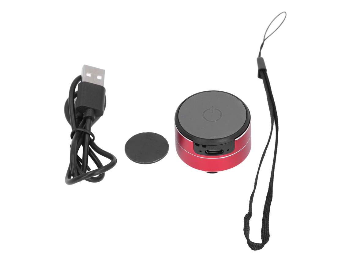Altavoz De Conducción Ósea Inalámbrico Bt5.3 De 3 W, 4 Ω Y 5 V, Altavoz Estéreo Con Ventosa Para Cocina Y Exteriores, 10 M, Color Rojo