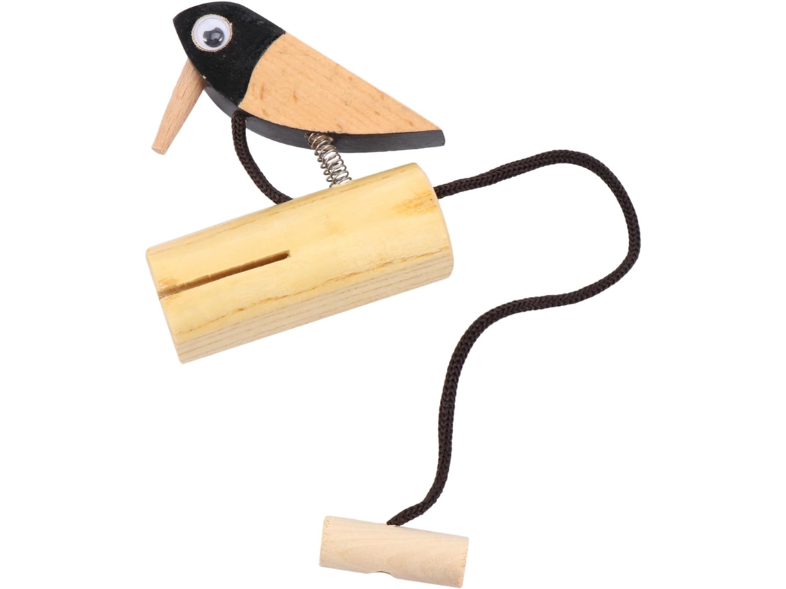 Instrumento musical de madera con forma de percusión didáctica para el aprendizaje temprano...