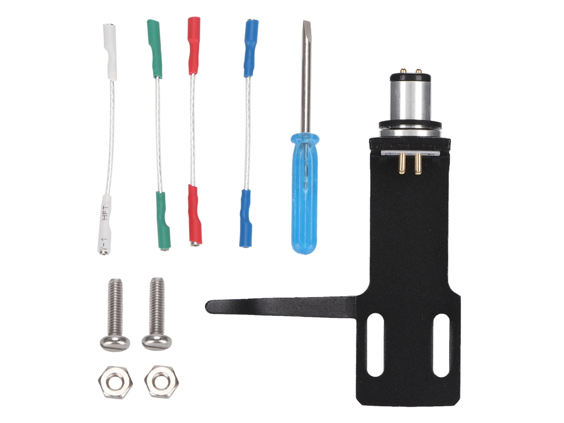 Cabeçote Para Toca-discos Turntable Com Cartucho Phono De Alta Qualidade Kit Preto