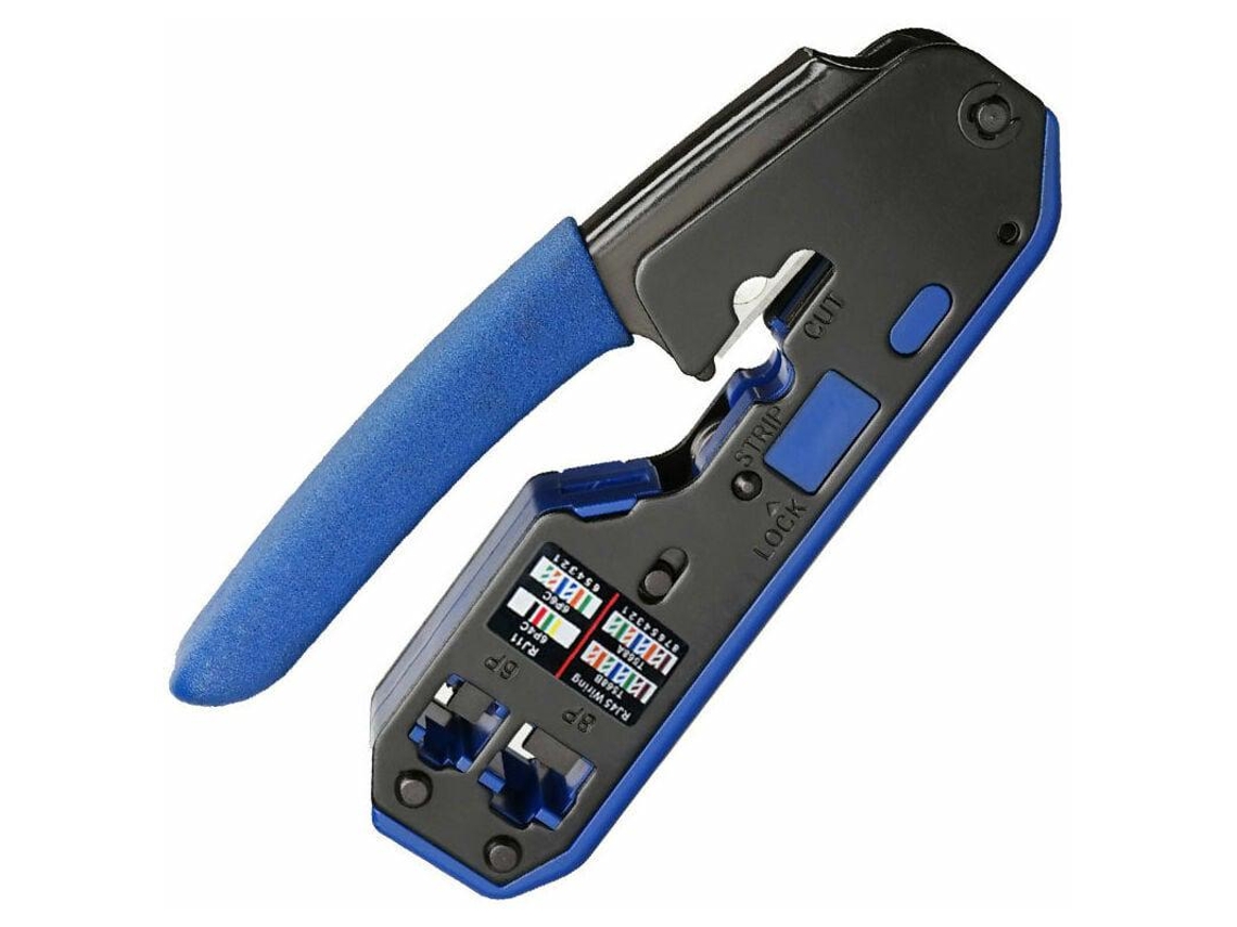 Crimpadora profesional RJ45 Cat 7 con enchufe RJ45 Cat6 y conector RJ45 Ehstmind