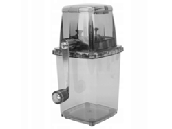 Trituradora de hielo manual Rosewell con cuchillas de acero inoxidable