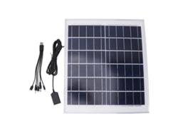 Panel Solar Portátil De Silicio Monocristalino De 20 W Con Clasificación Ip68 Para Carga En Exteriores, Viajes Y Acampada.