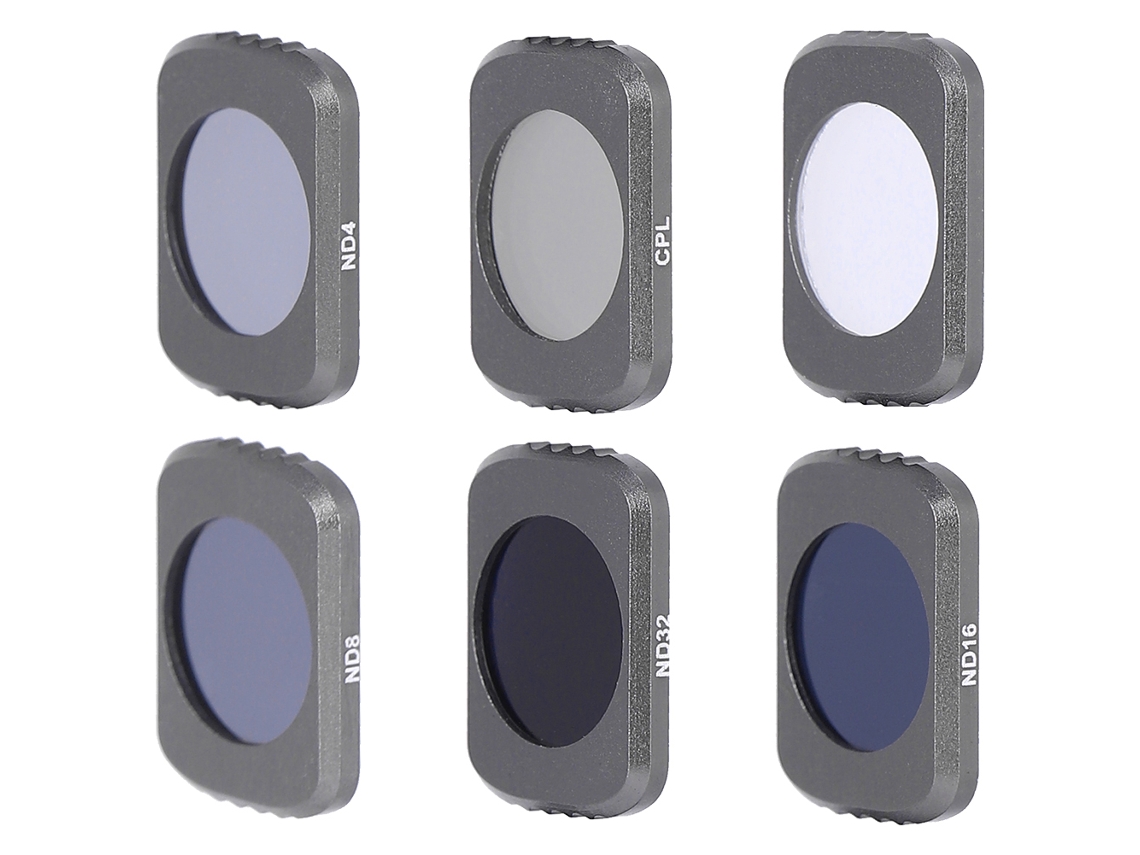 Kit de filtros para lentes: CPL, ND, estrella - Compatible con Osmo Pocket