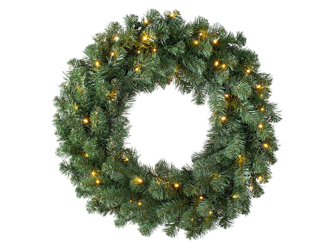 Guirnalda De Navidad Con Luces, 40 Cm