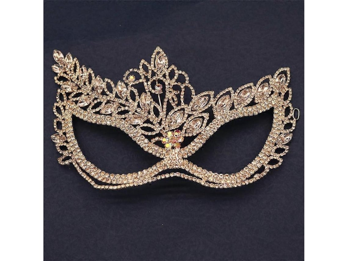 Máscara Encantadora Con Pedrería Para Mujer, Máscaras Para Fiestas Y Graduaciones, Accesorios De Joyería