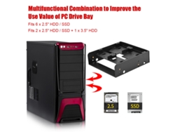 Soporte De Montaje Oimaster 2.5/3.5 Hdd/ssd A Bahía De Disquete 5.25