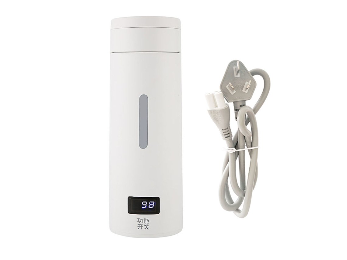 Hervidor Eléctrico Portátil De 500 Ml, Acero Inoxidable 304, Aislamiento Térmico, Función De Agua Hirviendo Para Viajes, Pantalla Digital.