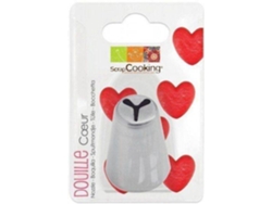 Boquilla Pastelera SCRAPCOOKING Corazón (Acero)