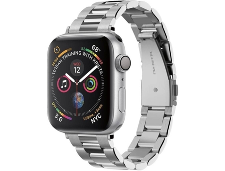 Carcasa Apple SPIGEN Apple Watch 2, 3, 4, 5, 6, Se 38/40 mm Bezel 44 mm Plateado