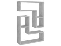 Conjunto 2 Estante de pared VIDAXL Gris Madera contrachapada (50x15x50 cm)