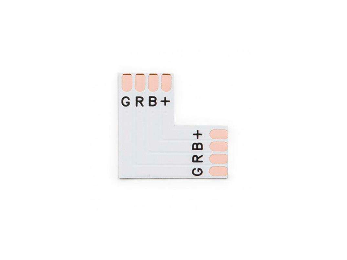 Conector L Para Tiras Rgb Pin - 10mm LEDBOX