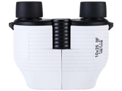 Telescopio portátil 10x25 HD, binoculares de alta potencia, tamaño compacto, poca luz, para conciertos, blanco USHION