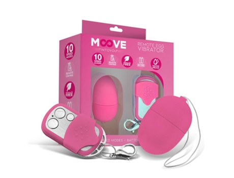 Huevo Vibrador Con Control Remoto Mini Rosa MOOVE