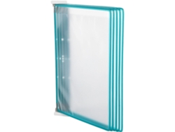 Organizador De Archivos De Pared, 5 Páginas A4, Verde, Portadocumentos Colgante Multifuncional