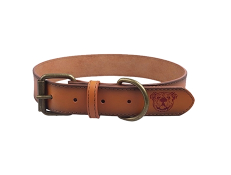 Collar De Perro De Cuero Collar De Perro De Mascota Duradero Ajustable ELKUAIE