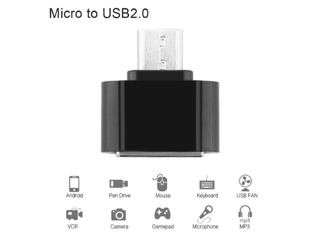 Adaptador Otg Cabezal Convertidor Usb Conexión Lector Tarjetas Cartón
