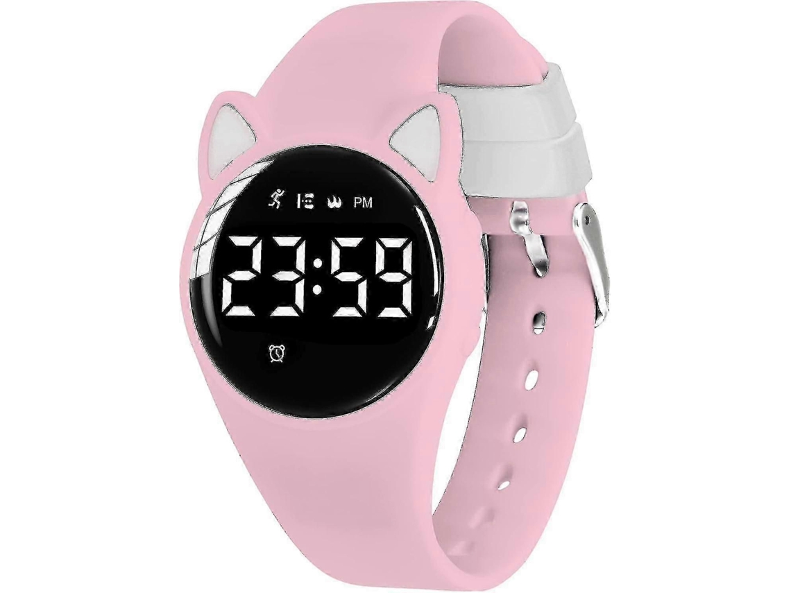 Reloj infantil, reloj digital para niños y niñas, reloj deportivo con monitor de actividad física, despertador, cronómetro, no requiere aplicación.