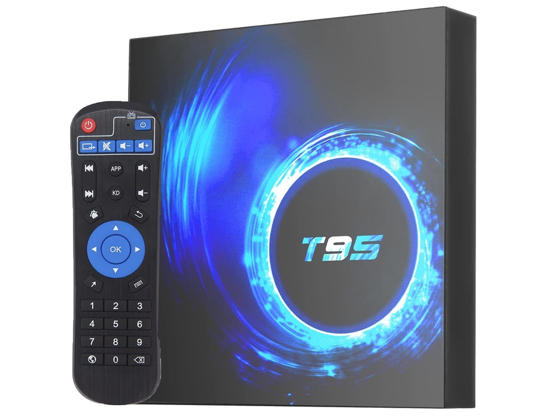 Yizhood H616 - Caja de TV Android con 4 GB de RAM y 64 GB de ROM, 6K, Wifi dual, color negro