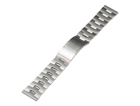 Correa de reloj inteligente para Huawei Watch 3 Pro/GT3 SE/GT2 Pro 22 mm Correa de reloj de acero titanio con hebilla original (Plata)