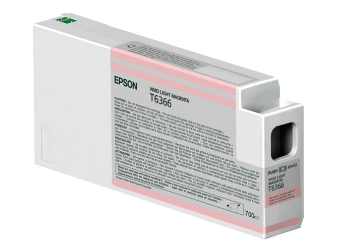 Cartucho de tinta original EPSON, T6366 7 ml , Magenta vivo claro, C13T636600