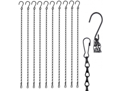 2026-10 Pack Cadenas Colgantes Decorativas De 58 Cm Para Comederos De Aves Macetas Linternas Campanas De Viento