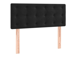 Maison Exclusive - Cabecero De Terciopelo Negro 90x5x78/88 Cm