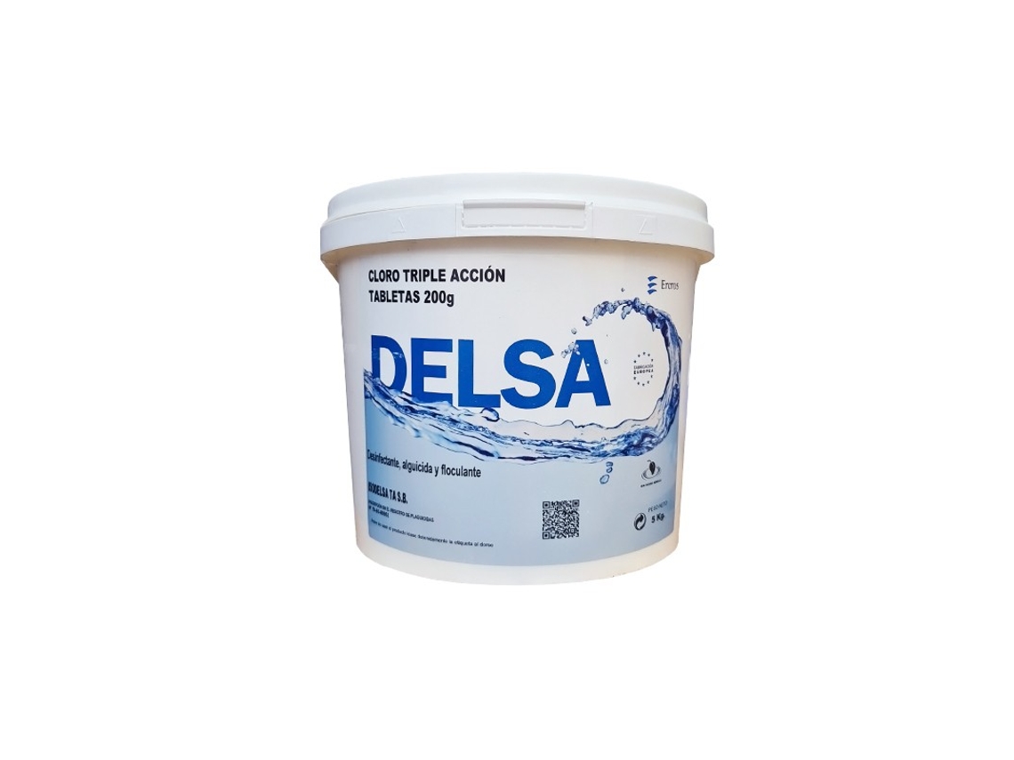 Cloro En Tabletas Isso DELSA 200Gr 5Kg