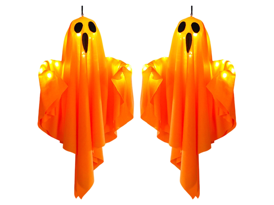 Juego de 2 fantasmas iluminados colgantes para decoración interior y exterior NEVEANCE