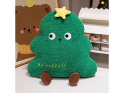 Almohadas Decorativas Navideñas, Almohadas Decorativas De Felpa De Árbol De Navidad Grandes, Regalos De Decoración Navideña CHRUI 40 * 37 Cm