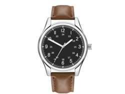 Reloj De Pulsera Para Hombre De Cuero Pu Analógico De Cuarzo Casual