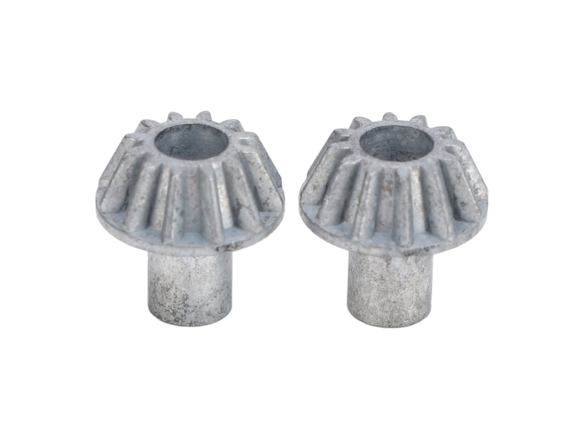 2 Piezas De Engranajes Cónicos De Metal De Aleación De Zinc De 12 Dientes Para Coches Rc Wltoys 124008 124010