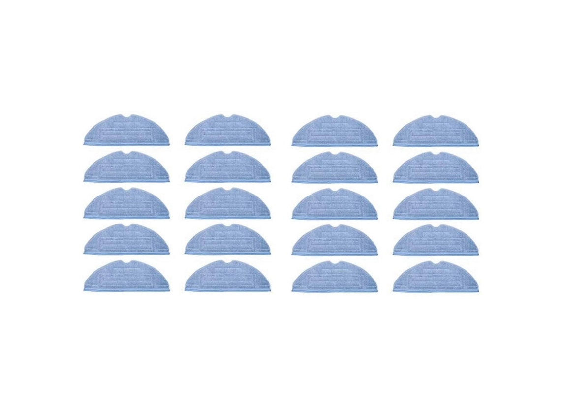 20 Pcs Mop Cloth Pads Replacement For Xiaomi Roborock S7 T7s T7 Plus Vacuum Cleaner Parts Microfiber Soft Pad