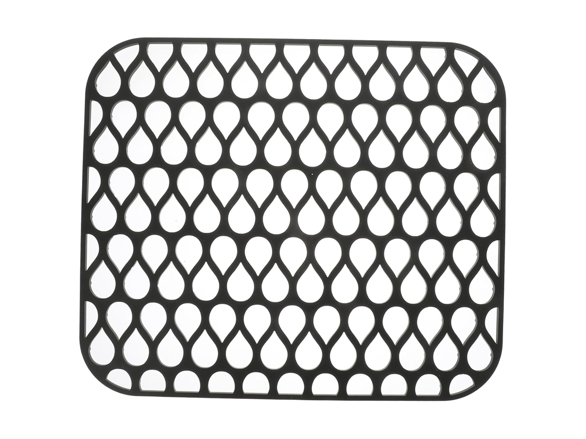 Alfombrilla antideslizante de silicona para fregadero con recortes personalizables, cubierta protectora para fregadero de cocina...