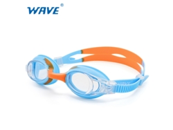 Gafas de natación infantiles, impermeables, antivaho, para entrenamiento de alta definición. Rosa/azul/naranja.
