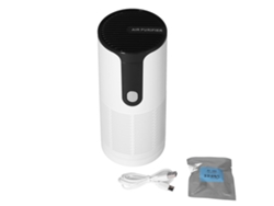 Purificador De Aire Portátil Con Iones Negativos, 10 Millones De Iones, 3 Velocidades, Usb, Para Coche Y Hogar, Blanco.