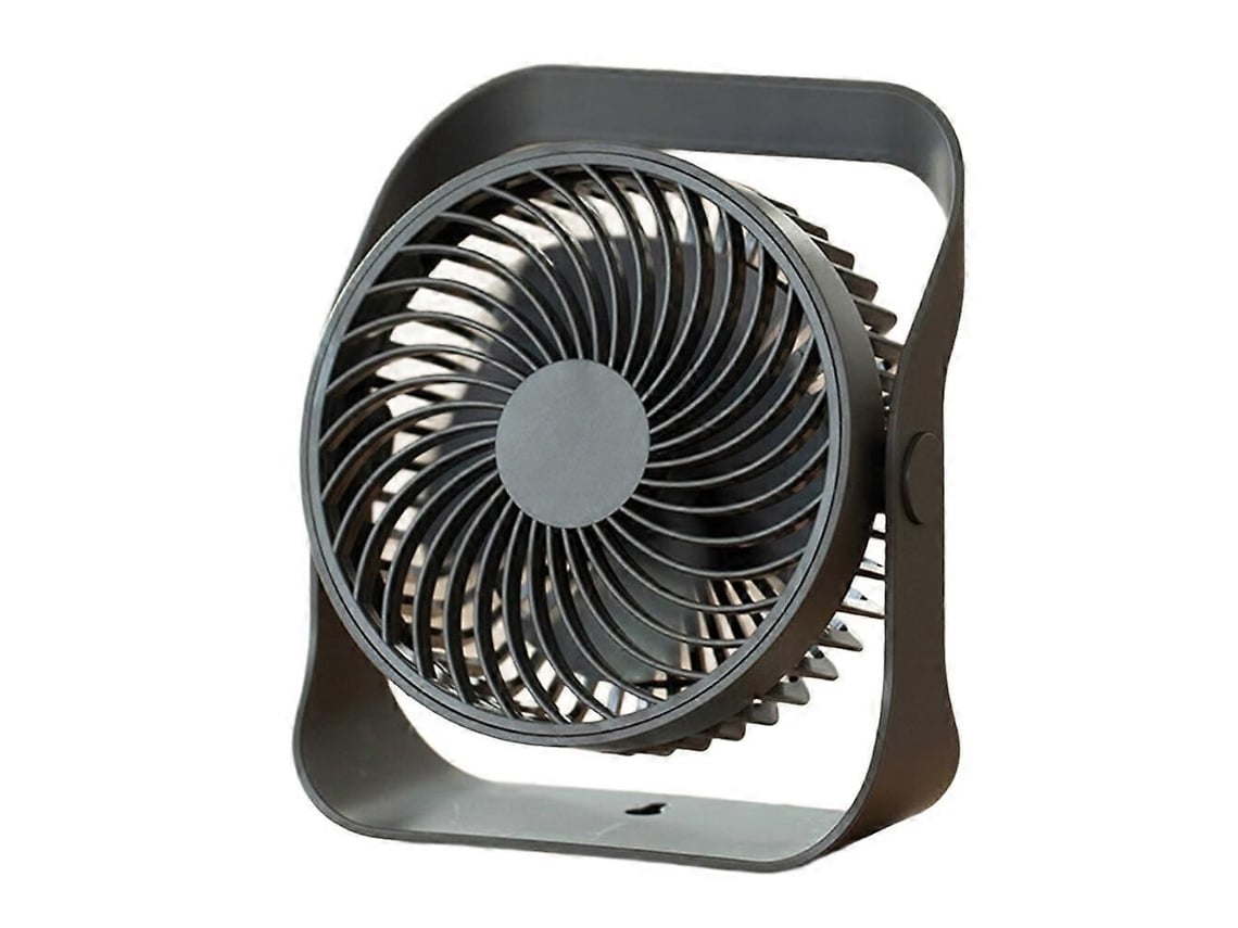 Ventilador De Mesa Que Pode Ser Montado Na Parede, Ventilador De Mão Recarregável, Cinza Escuro