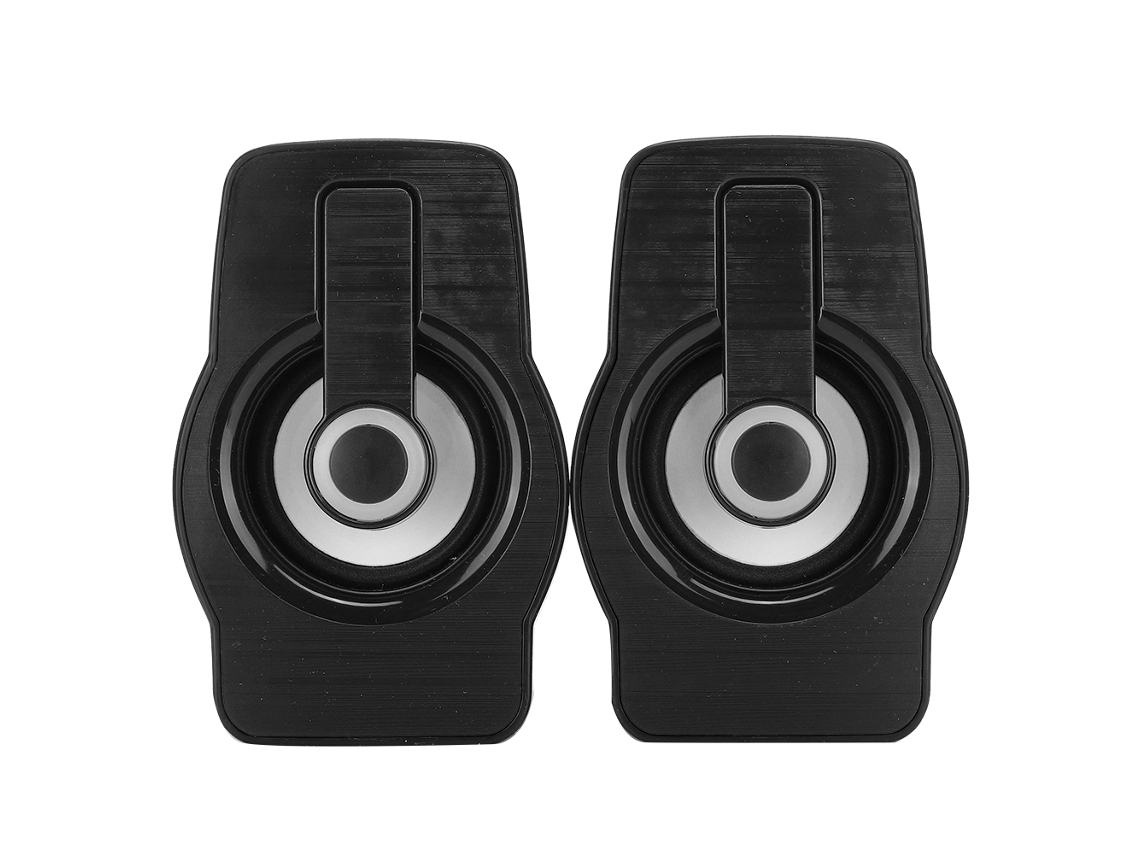 Altavoz Led Usb Mini Ft-185, Altavoz Portátil, Reproductor De Música Para Ordenador De Sobremesa Y Portátil (negro)