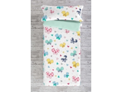 Saco Nórdico Sin Relleno Estampado Infantil Cama 90 Algodón Extra suave Fabricado en España VICHY BUTTERFLIES COOL KIDS